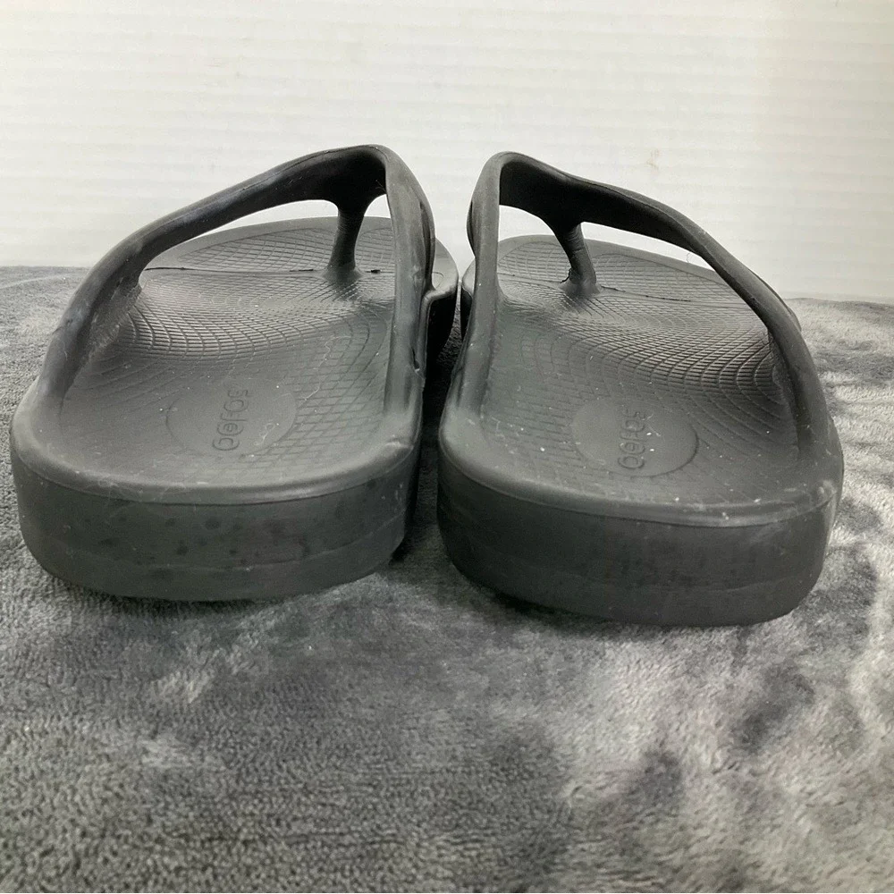 OOFOS OOriginal Black Recovery Sandal Mens 11 Womens 13‎ Flip Flop EU 44